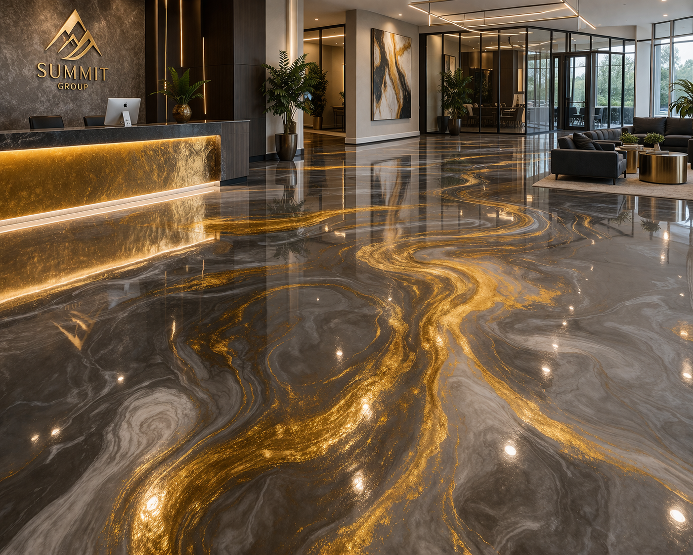 Metallic Epoxy Floor